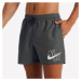 NIKE SWIM-Logo Lap 5 inch-018 Iron Grey Šedá