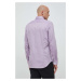 Košile Seidensticker fialová barva, slim, s klasickým límcem, 01.693650