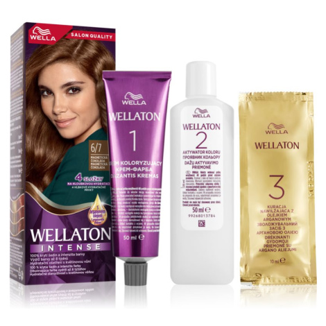 Wella Wellaton Intense permanentní barva na vlasy s arganovým olejem odstín 6/7 Magnetic Chocola Wella Professionals