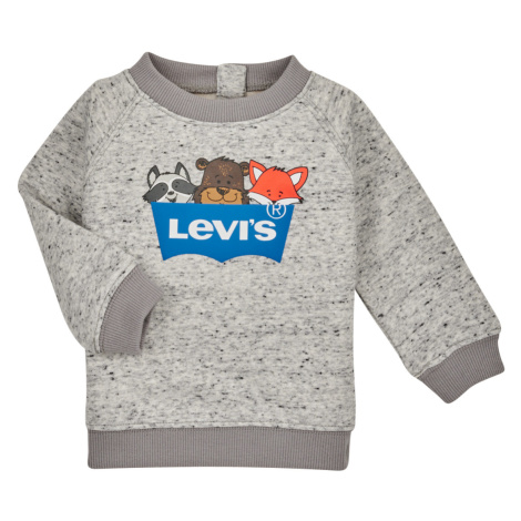 Levis CREWNECK CAMP FRIENDS Šedá Levi´s