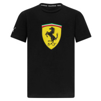 Ferrari dětské tričko Shield black F1 Team 2023