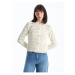 LC Waikiki LCW Vision Crew Neck Openwork Long Sleeve Women's Knitwear Cardigan