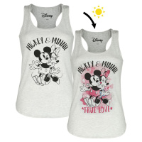 Mickey & Minnie Mouse Minni Maus Dámský top šedá