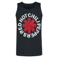 Red Hot Chili Peppers Distressed Logo Tank top černá