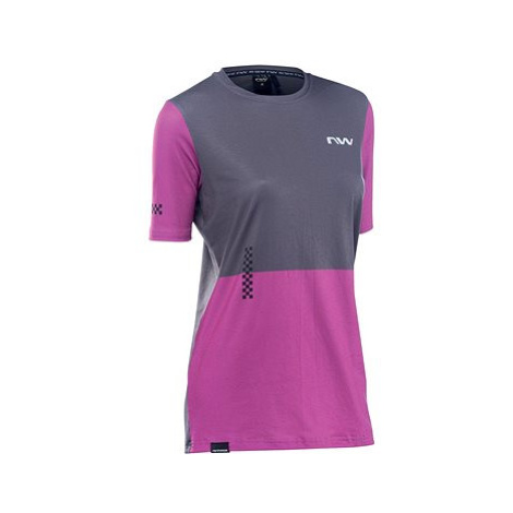 Northwave Xtrail 2 Woman Jersey Short Sleeve Dark Grey/Pink North Wave