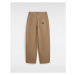 VANS Curbside Pants Women Brown, Size