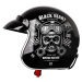 W-TEC Kustom Black Heart Moto přilba Starter lesk bílá