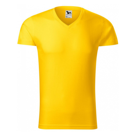 MALFINI Pánské tričko Slim Fit V-neck