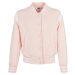 Dívčí mikina Inset College Sweat Jacket růžová/bílá