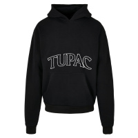 Tupac Up Oversize Hoody černá