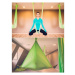 Merco Yoga Hammock síť pro jógu růžová