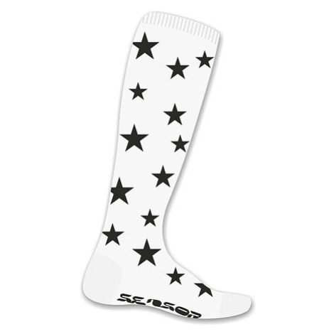Ponožky Sensor Thermosnow Stars bílá 9/11