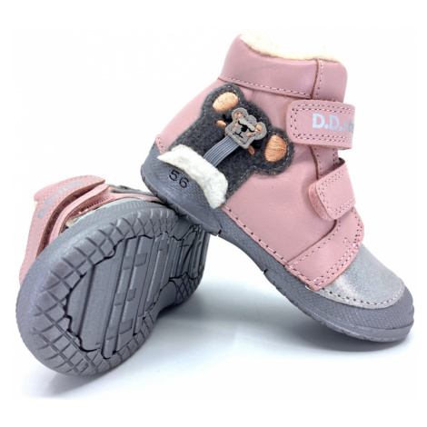 Dětské zimní boty DD Step W038-865 Baby Pink