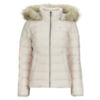 Tommy Jeans TJW BASIC HOODED DOWN JACKET Béžová