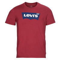 Levis GRAPHIC CREWNECK TEE Bordó