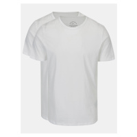 Sada dvou bílých pánských triček s krátkým rukávem Jack & Jones B - Pánské
