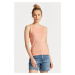 TOP GANT SUNFADED HIGH NECK RIB TANK TOP oranžová