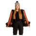 Meatfly dámská SNB & SKI bunda Athena Premium Ginger/Eucalyptus | Oranžová