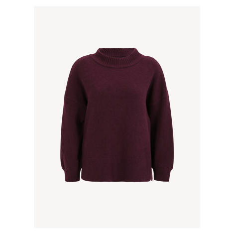 Pletený svetr fialová Tamaris