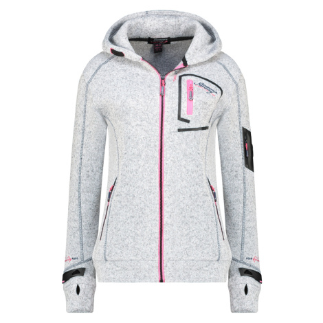 Dámská sportovní mikina Geographical Norway TELECTRA Barva: Světle šedá