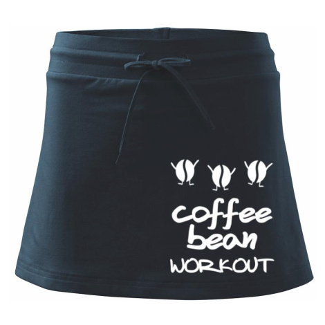 Coffee bean workout - Sportovní sukně - two in one