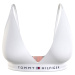 Dámská podprsenka UNLINED LOGO UNDERBAND TRIANGLE BRA UW0UW04144YBR bílá - Tommy Hilfiger