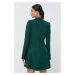 Šaty Silvian Heach zelená barva, mini