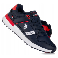 Pánská sportovní obuv UP12M68089-DBL-RED02 Tmavě modrá s červenou - U.S. Polo Assn