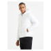 Bílá pánská prošívaná lehká bunda s kapucí Celio Vububble
