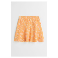 H & M - Žerzejová sukně - oranžová