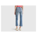 Benetton, Cropped Jeans In Recycled Cotton