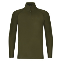 Korda triko kool upf zip jersey dark olive