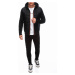 Men's mid-season jacket C623 - black