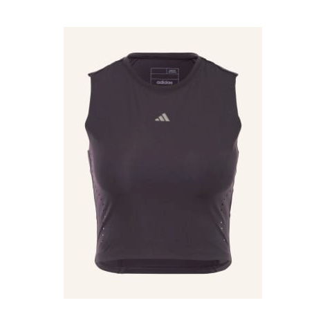 Adidas Cropped Top Hiit tmavě fialová