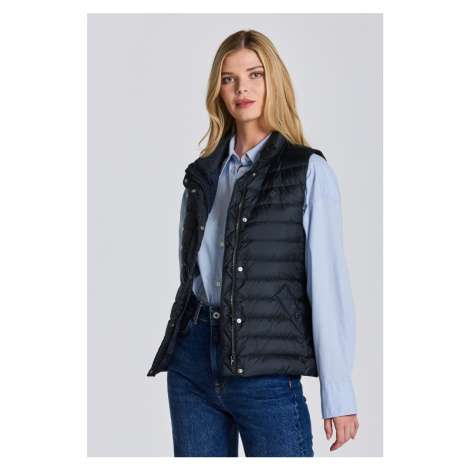 VESTA GANT LIGHT DOWN GILET BLACK