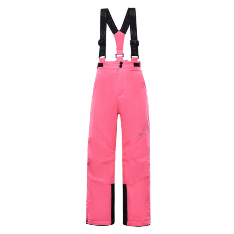 aniko 4 růžová dětské lyžařské kalhoty s membránou ptx
