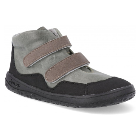 Barefoot dětské kotníkové boty Jonap - Bella M šedé