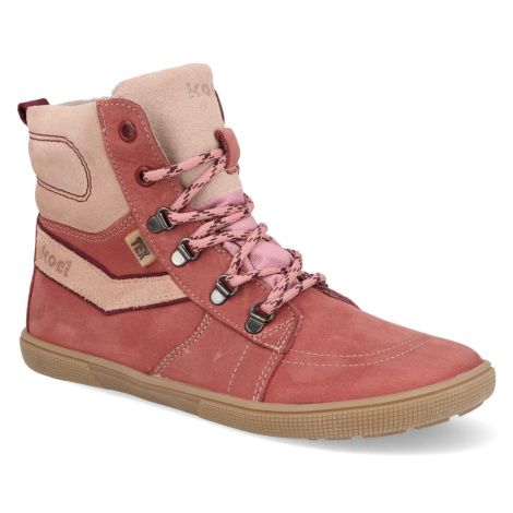 Barefoot zimní boty Koel - Derek Hydro warm růžové Koel4kids