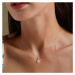 GRACE Silver Jewellery Stříbrný náhrdelník se zirkonem Lenochod - stříbro 925/1000 NH-SCN509/62 
