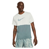Nike BREATHE RUN Pánské běžecké tričko, šedá, velikost