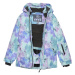 Dívčí lyžařská bunda COLOR KIDS Ski Jacket - AOP, violet tulle