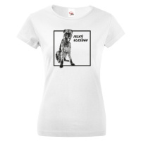 Pánské tričko s potiskem Irský vlkodav -  skvělý dárek pro milovníky psů