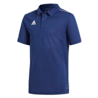 Adidas Core 18 Polo JR Tmavě modrá