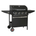 Landmann BBQ plynový gril XL 4.1 (16 kW) s litinovými rošty, držákem plynové láhve, háčky na nář