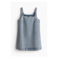 H & M - Džínové šaty pinafore - modrá