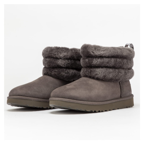 UGG W Fluff Mini Quilted charcoal