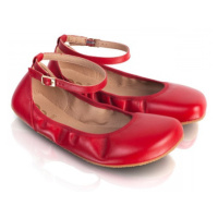 Barefoot baleríny Shapen - Tulip 3.0 Cherry N červené