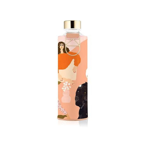 EQUA skleněná láhev s obalem z umělé kůže Mismatch Alja Horvat 750 ml