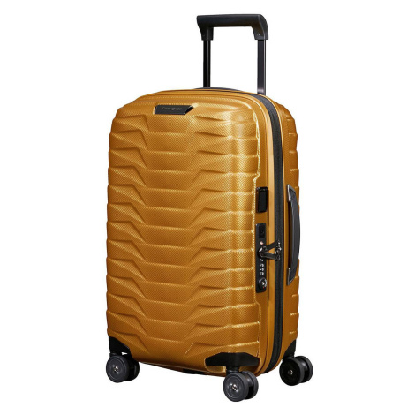 Cestovní kufr Samsonite Proxis Spinner 55 EXP Width Barva: zlatá