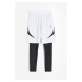 H & M - Sportovní legíny's šortkami - bílá